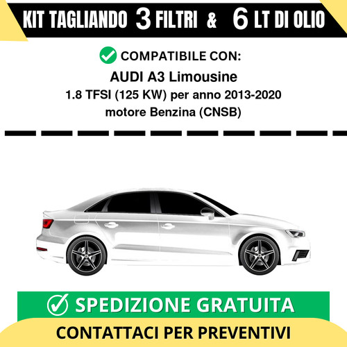 Tagliando per audi - tagliando, a3