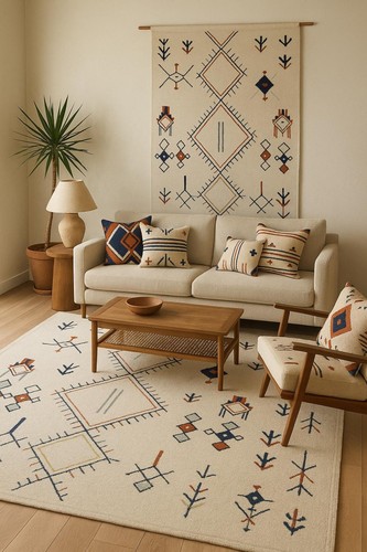 Tappeto lana marocchina - lana,