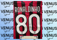 Ronaldinho HAND-SIGNED MILAN