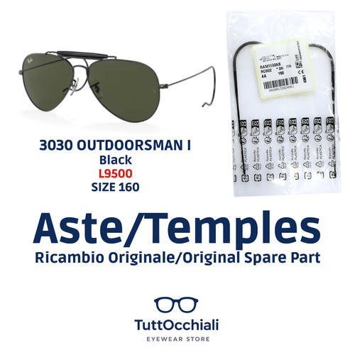 Aste ricambio ray ban - aste,
