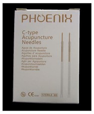 Phoenix Aghi Agopuntura Alta Qualità con Tubo Guida (100 Aghi/Scatola)