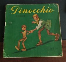 PINOCCHIO Collodi Gino Conte anni 50 ?  illustrato con disegni di ORSI Buono