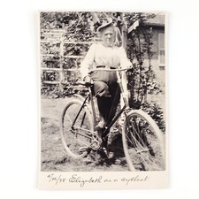 Winona Minnesota foto ciclista donna 1898 sicurezza bicicletta Wheelwoman donna C2041