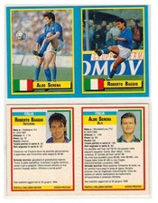 Top Micro Cards 1989 Aldo Serena Roberto Baggio Card Vallardi