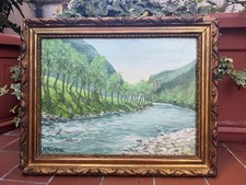 DIPINTO OLIO SU CARTONE TELATO