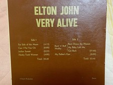 Elton John Very Alive NY 1970