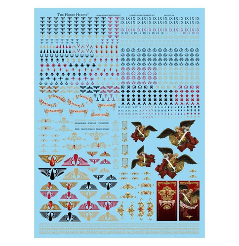 Blood angels transfer sheet - blood,
