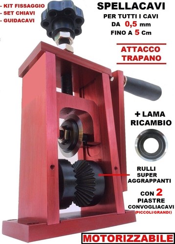 Macchina spelafili spellacavi - macchina,