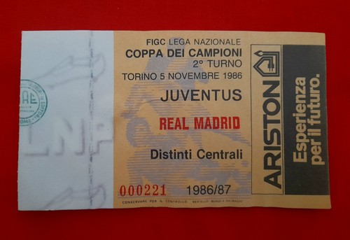 Biglietto ticket juventus real - biglietto/ticket, juventus-real