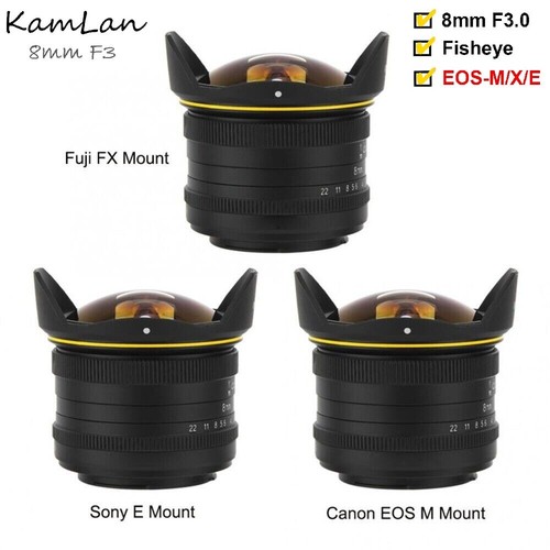 Kamlan fisheye aps c - 8, aps-c