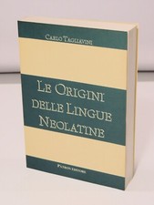 CARLO TAGLIAVINI - LE ORIGINI