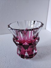 Vaso Art Decò in cristallo Val Saint Lambert