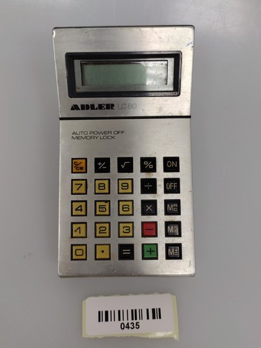 0435 calcolatrice adler 80 - lc,