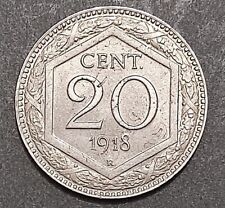 20 CENTESIMI LIRE ESAGONO 1918 1919 1920 BB SPL FDC CONTORNO LISCIO SCEGLI ANNO