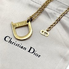 Collana Christian Dior logo D