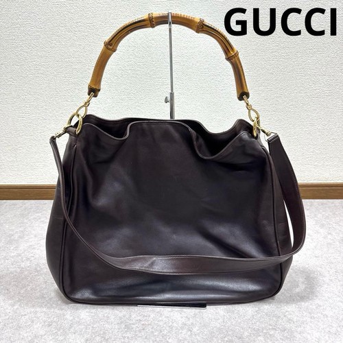 Borsa tracolla gucci bamboo - tracolla,