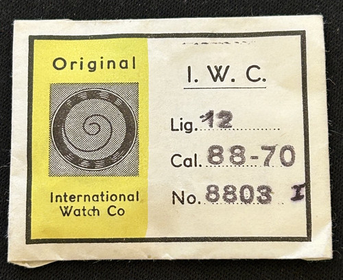 Iwc schaffhausen cal 70 - iwc,