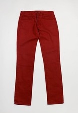 Miss sporty jeans donna usato W28 tg 42 skinny denim red woman wear T7847