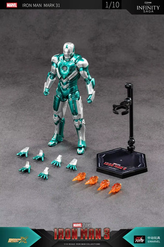 Action figure marvel - iron, man
