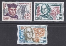 Francia 1963 MNH Mi 1423-1425