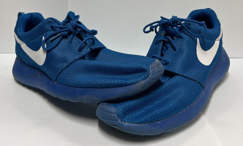 Nike roshe run blue - blue, sized