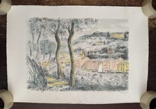 LITOGRAFIA / Michele CASCELLA - Portofino - Signed & Numbered - 65 x 45 cm