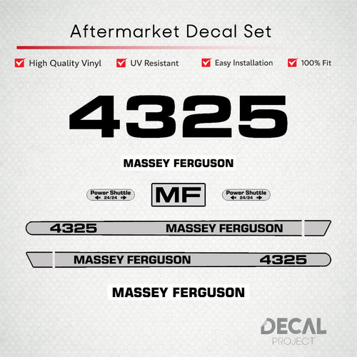 Set decalcomanie massey - decalcomanie,