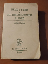 CASSIRER Sostanza e funzione