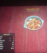 Fallout 76 PS4 PS5 x100 Canned Meat Stew