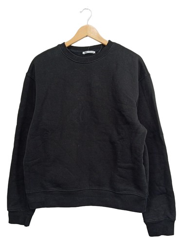Zara felpa uomo nera basic - felpa,