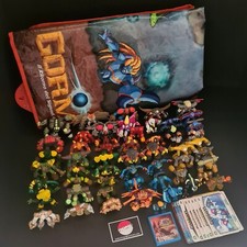 Lotto misto 55 GORMITI + 16 Carte + 7 Ricambi Varie Serie omaggio TAPPETO MAGICO