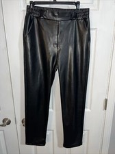 Pantaloni donna in pelle con