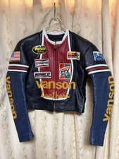 giacca di pelle vanson taglia