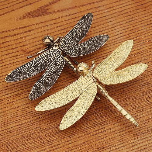 Ottone libellula ornamento - ottone,