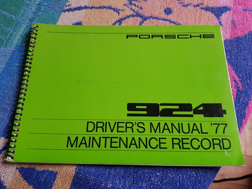 Porsche 924 manuale guidatore - porsche,