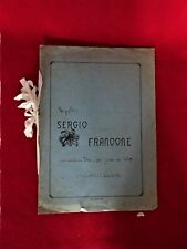 ?  ANTICO ELENCO DI AUTOGRAFI - FIRME MANOSCRITTE  - A-690-