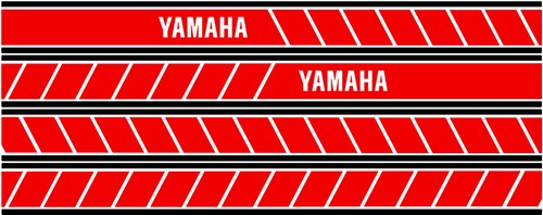 Stickers bandes pour - 4, yamaha