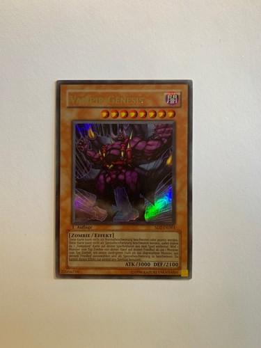 Carta yugioh genesi vampiro - genesi,