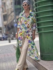 Zara camicia floreale abito