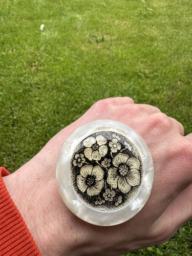 Vintage lea stein - lea, brooch