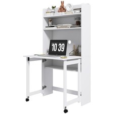 HOMCOM Scrivania con Libreria