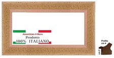 Cornice legno grezzo con - legno,