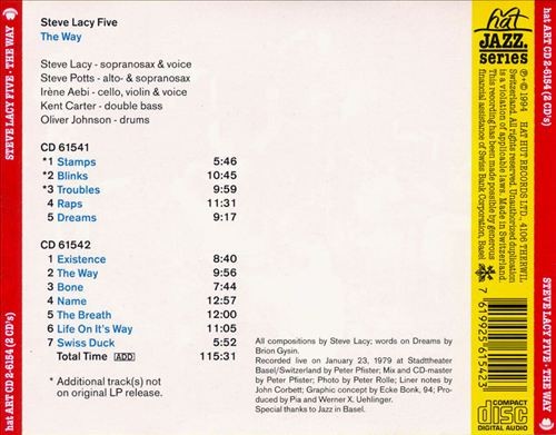 Steve lacy the - (sax), way
