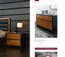 LE FABLIER - SERIE MOSAICO SETTIMINO - COMO' BICOLORE M15 (L140xP55xH87) cm