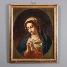 Dipinto Antico Madonna Orante