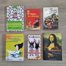 Lotto 6 libri umorismo curiosità letture leggere usati buone condizioni AFFARE