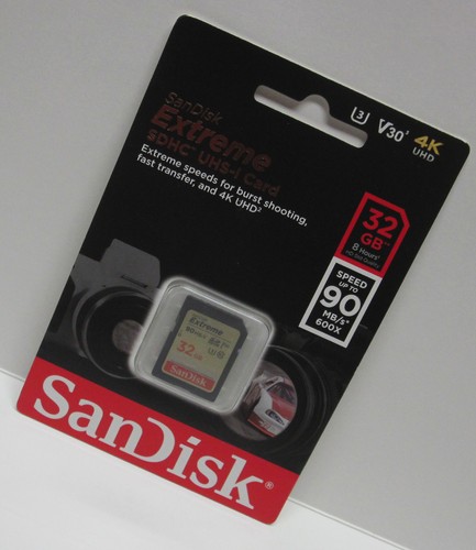 Scheda sandisk 32g - sandisk, extreme
