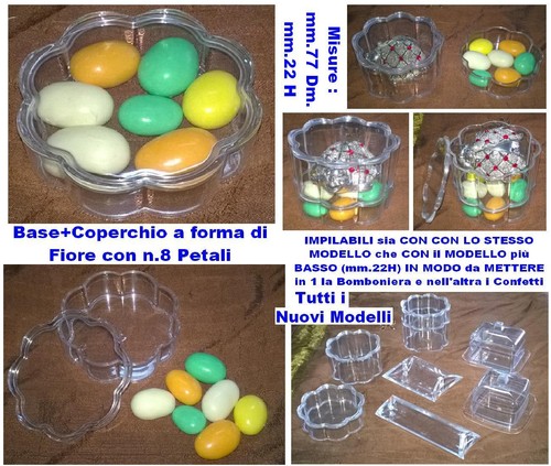 Scatola plexiglass fiore - n.10,