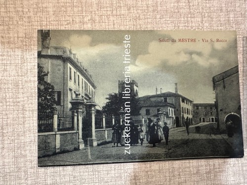 Cartolina antica saluti - cartolina,
