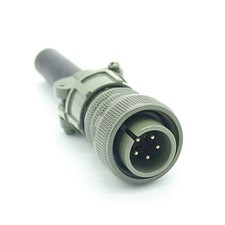 1PZ Spina e morsetto maschio montato su cavo 5 pin adatto a saldatori Miller TIG MIG 039273 #SK